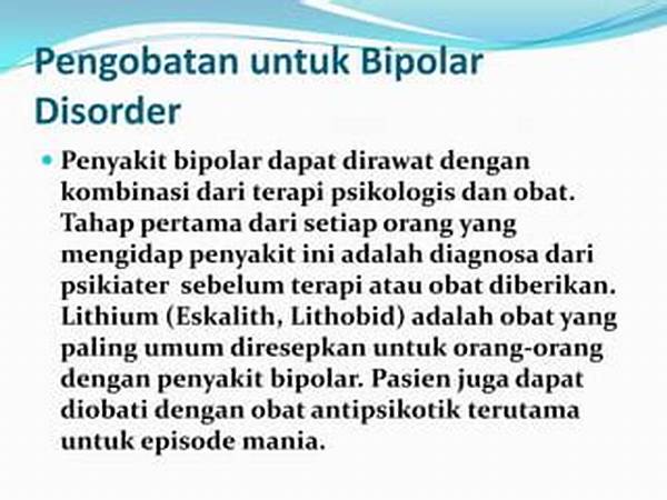 Terapi Psikologis Intensif Untuk Pasien Dengan Gangguan Bipolar Ringan