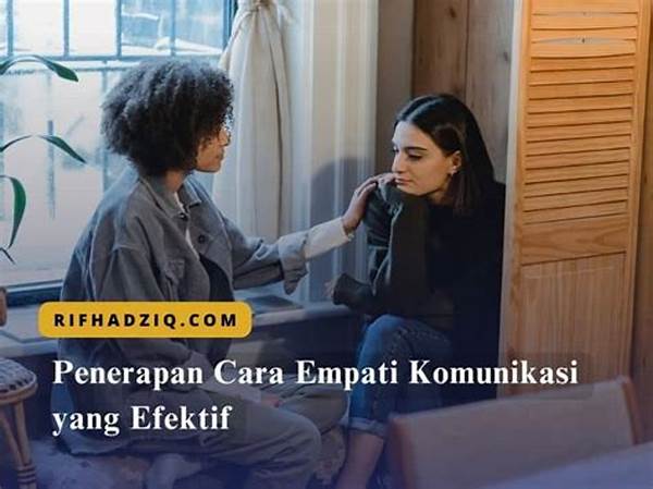 Terapi Psikologis Yang Menekankan Empati Dan Komunikasi Aktif
