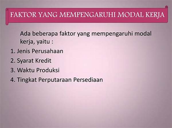 Faktor Yang Mempengaruhi Modal Psikologis