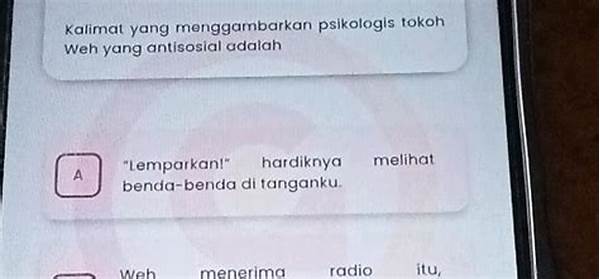 Kalimat Yang Menggambarkan Psikologis