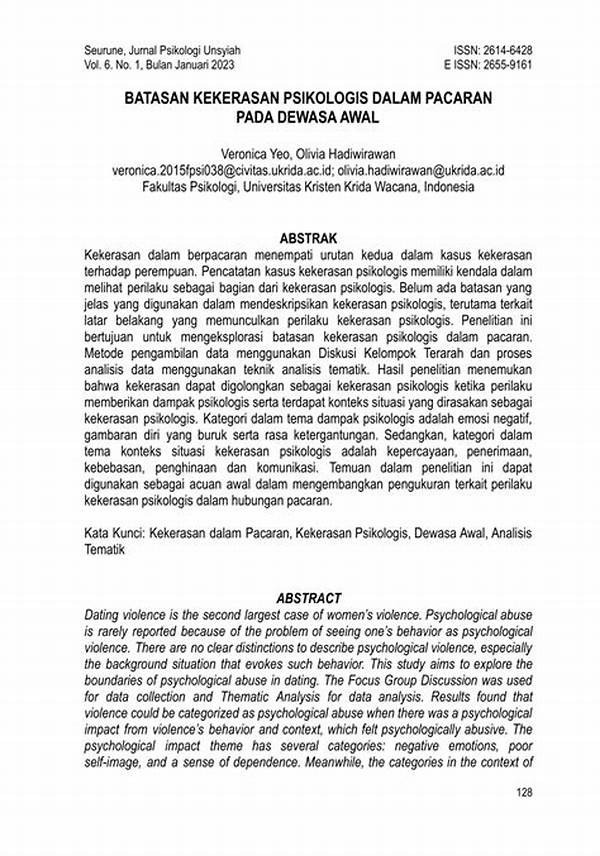 Jelaskan Yang Dimaksud Kekerasan Psikologis