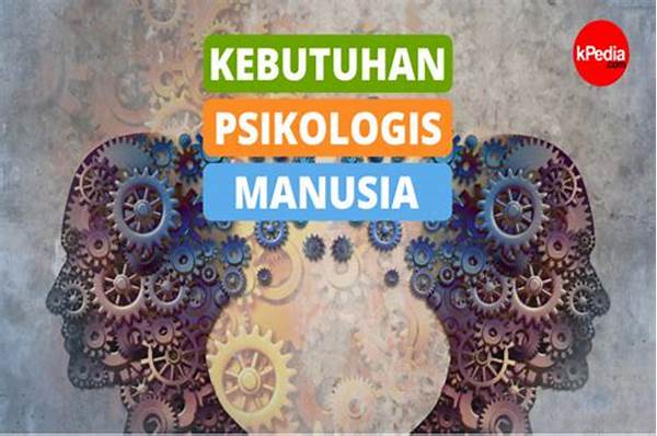 Jelaskan Yang Mempengaruhi Kebutuhan Psikologis