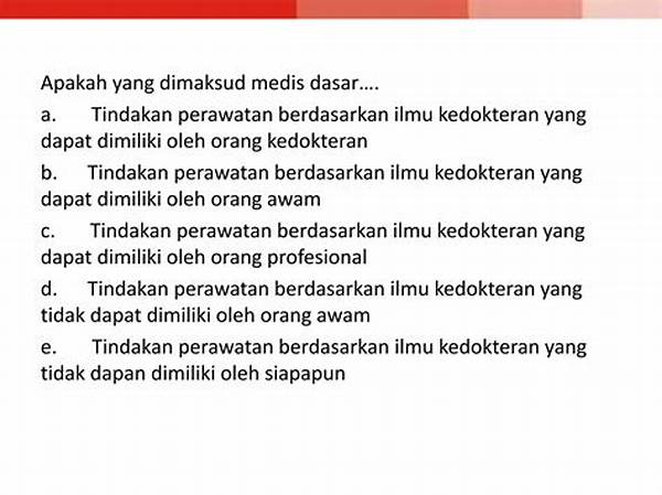 Apa Yang Dimaksud Medis Dasar