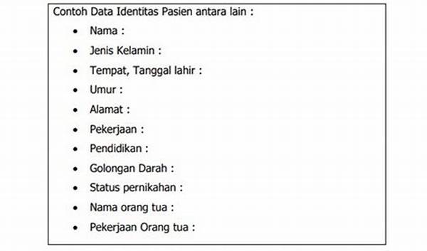 Data Apa Saja Yang Ada Di Dalam Rekam Medis