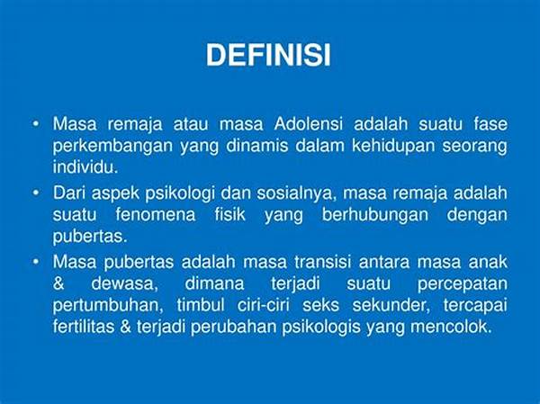 Sebutkan Perubahan Psikologis Yang Terjadi Pada Masa Pubertas