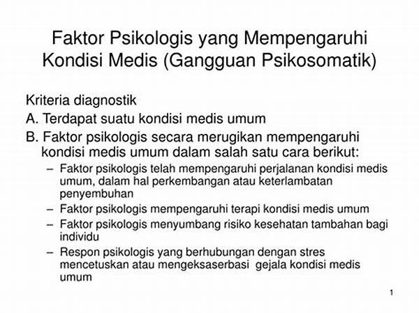 Faktor Yang Mempengaruhi Psikologis