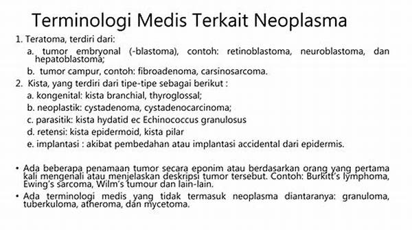 Terminologi Medis Yang Menjelaskan Tumor Adalah