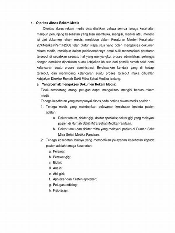 Siapa Yang Berhak Mengisi Rekam Medis