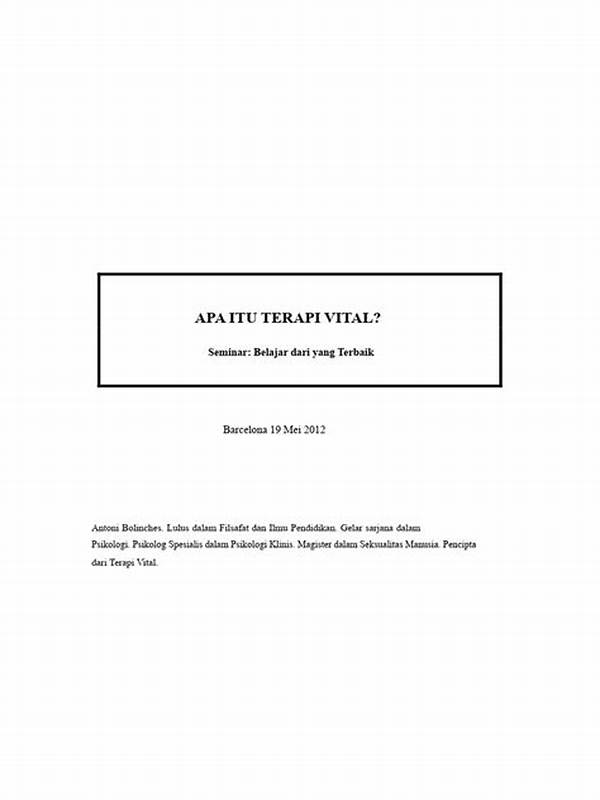 Apa Itu Terapi Psikologis