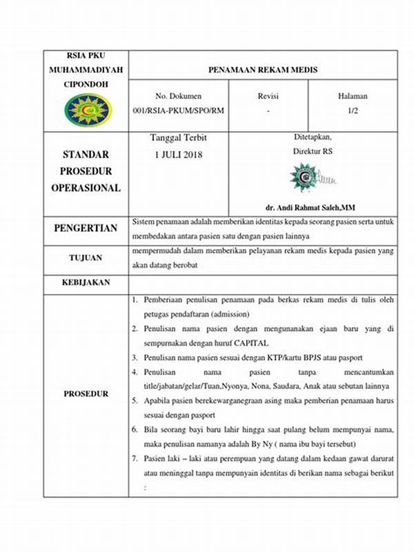 Rekam Medis Menurut Who