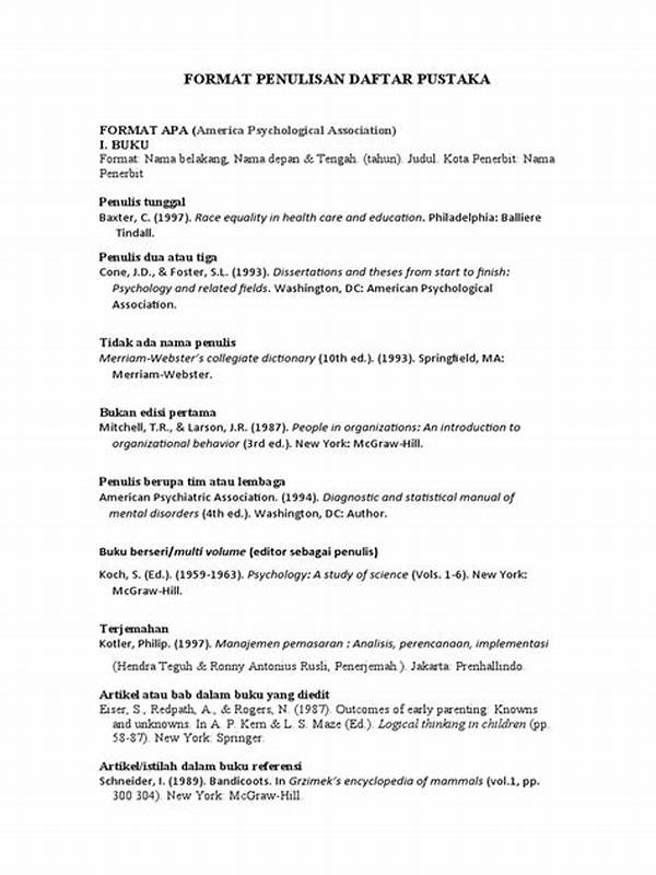 Format Daftar Pustaka Apa Jurnal Medis