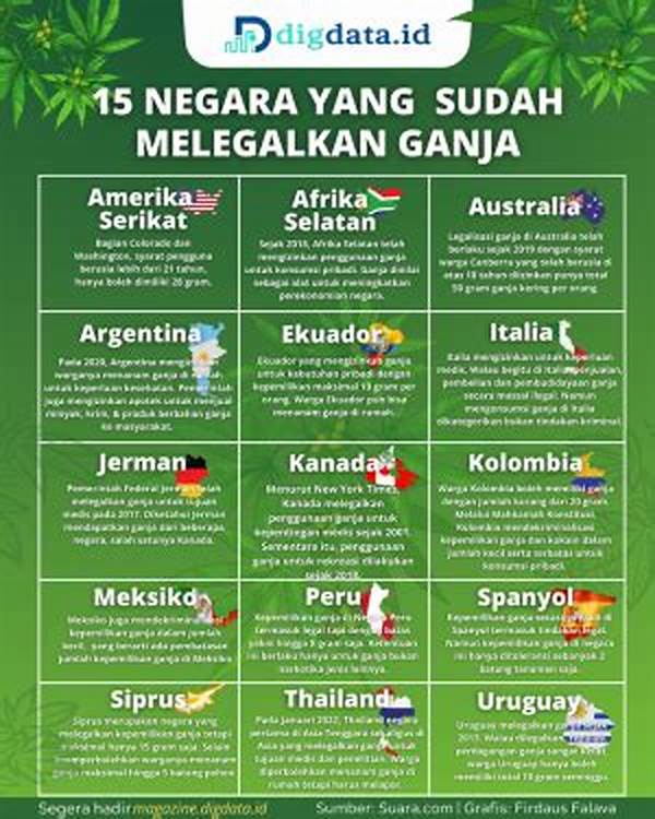 Negara Yang Melegalkan Ganja Untuk Medis