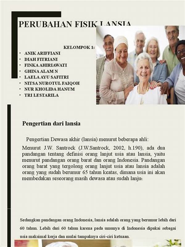 Perubahan Yang Terjadi Pada Lansia Baik Fisik Maupun Psikologis