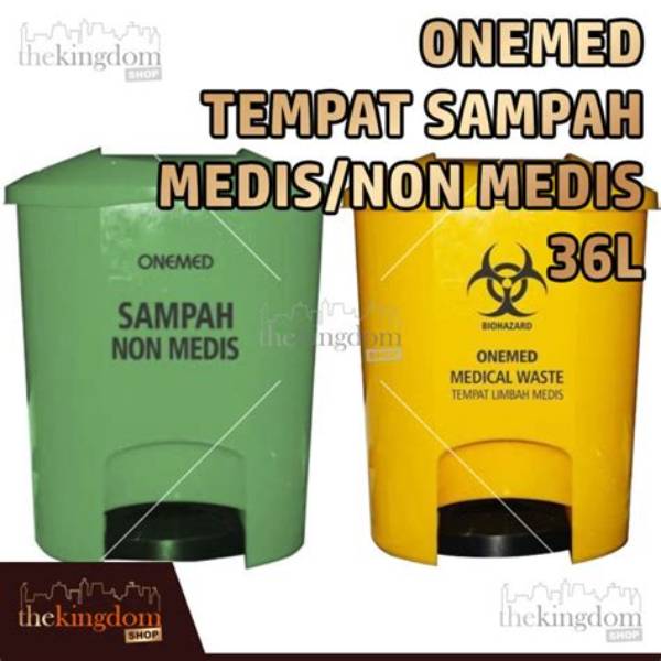 Sampah Medis Dibakar Menggunakan Alat Yang Disebut