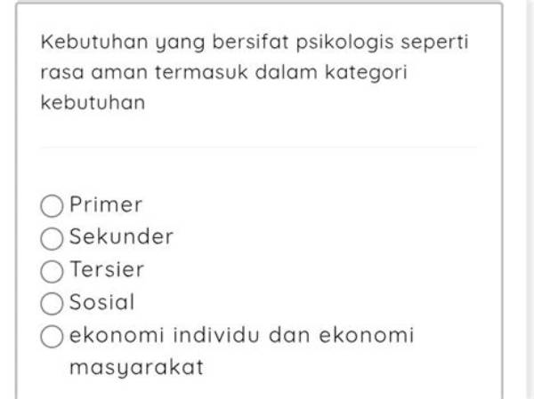 Yang Termasuk Ke Dalam Kebutuhan Psikologis Yaitu