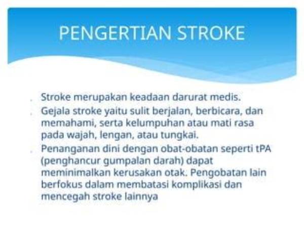 Mengapa Stroke Merupakan Penyakit Darurat Medis